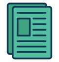Biodata Isolated Vector Icon that can be easily modified or edit Biodata Isolated Vector Icon that can be easily modified or edit