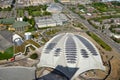 Biodome that allows visitors to see four ecosystems of America. Royalty Free Stock Photo