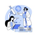 Bioengineering isolated cartoon vector illustrations.