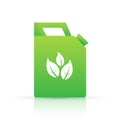 Biofuel canister vector icon illustration isolated on white background