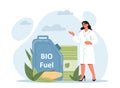 Biofuel from plants concept