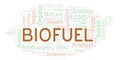 Biofuel word cloud. Royalty Free Stock Photo