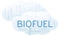 Biofuel word cloud. Royalty Free Stock Photo