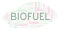 Biofuel word cloud. Royalty Free Stock Photo