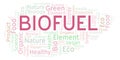 Biofuel word cloud. Royalty Free Stock Photo