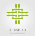 Biofuels green business icon