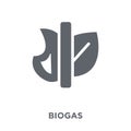 Biogas icon from Ecology collection.