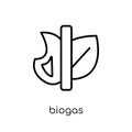 Biogas icon from Ecology collection.