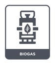 biogas icon in trendy design style. biogas icon isolated on white background. biogas vector icon simple and modern flat symbol for