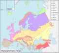 Biogeographical Regions of Europe