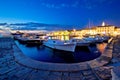 Biograd Na Moru evening view Royalty Free Stock Photo