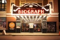 Biograph Theater at Night in Chicago, Illinois, USA