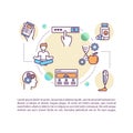 Biohacking techniques concept icon with text
