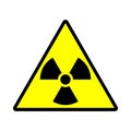 Radiation hazard symbol Royalty Free Stock Photo