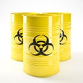 Biohazard barell Royalty Free Stock Photo