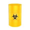 Biohazard Barrel Isolated