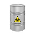 Biohazard Barrel Isolated