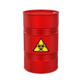 Biohazard Barrel Isolated