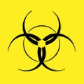 Biohazard Grunge Symbol