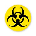 Biohazard icon. Coronavirus Covid-19, 2019-nKoV. Vector illustration