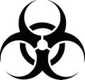 Biohazard icon symbol Royalty Free Stock Photo