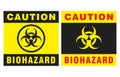 Biological hazard sign of dangerous Toxic clipart Royalty Free Stock Photo