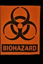 Biohazard label sticker sheet