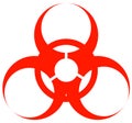 Biohazard logo Royalty Free Stock Photo