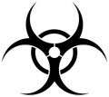 Biohazard logo Royalty Free Stock Photo