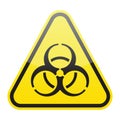 Biohazard sign vector