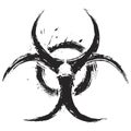 Biohazard symbol Royalty Free Stock Photo