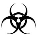 Biohazard symbol icon