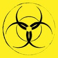 Biohazard Grunge Symbol