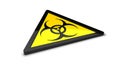 Biohazard warning sign Royalty Free Stock Photo