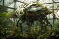 biohybrid robot interacting with plants or animals
