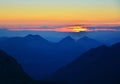 Biokovo Makarska,sunrise dalmacija croatia Royalty Free Stock Photo