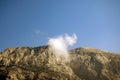 Biokovo Mountains with Cloud in the middle Royalty Free Stock Photo