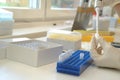 The biologic laboratory Royalty Free Stock Photo