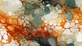 Biological Camouflage: 3D Cellular Patterns in Organic Harmony, Perfectly Blending with Colour. Royalty Free Stock Photo