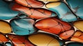 Biological Camouflage: 3D Cellular Patterns in Organic Harmony, Perfectly Blending with Colour. Royalty Free Stock Photo