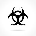 Biological hazard icon Royalty Free Stock Photo