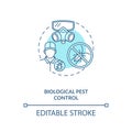 Biological pest control concept icon Royalty Free Stock Photo