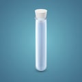Biological test tube with white spigot