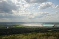 Biological treatment facilities from height of bird's flight