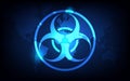 Biological weapons background, Biological weapons concept, futuristic digital innovation background