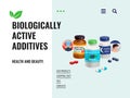 Biologically Active Additives Illustration