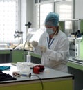 Biologist-expert in the laboratory of DNA research of the expert-forensic center of the Moscow police.