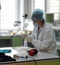 Biologist-expert in the laboratory of DNA research of the expert-forensic center of the Moscow police.