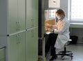 Biologist-expert in the laboratory of DNA research of the expert-forensic center of the Moscow police.