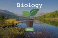 Biology Biotechnology Physics Laboratory Science Concept Royalty Free Stock Photo